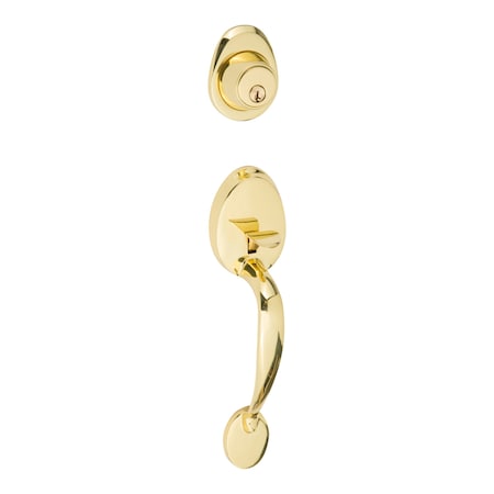 Sure-Loc Hardware Alta Handleset, Polished Brass